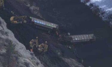 California officials said a train derailed in Plumas County and spilled coal into the Middle Fork of the Feather River.