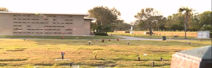 <i>WPTV</i><br/>A Palm Beach County woman said precious mementos placed on her grandparents' gravesites were brushed to the side and piled up against a fence.