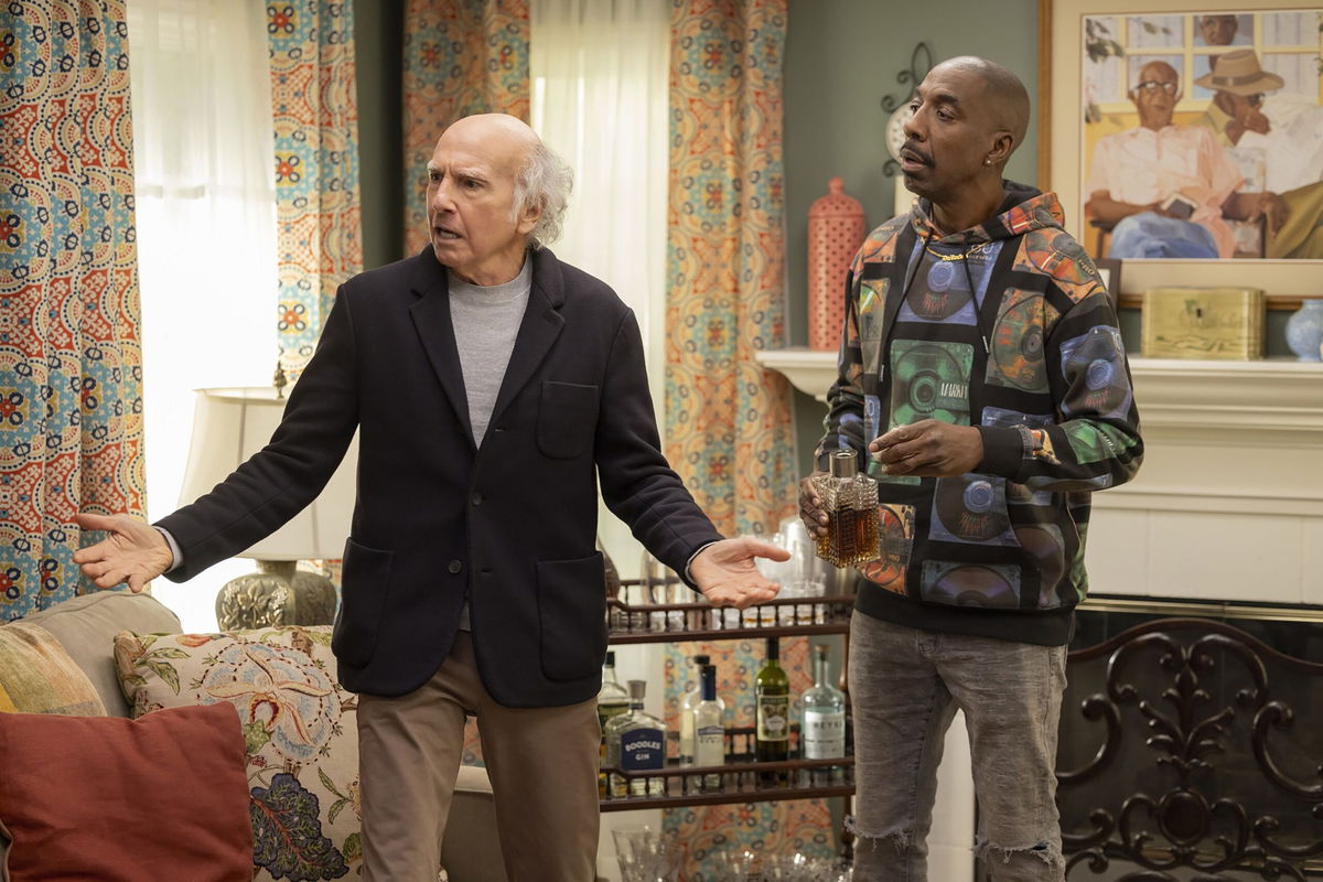 <i>John Johnson/HBO</i><br/>Larry David and J.B. Smoove in 