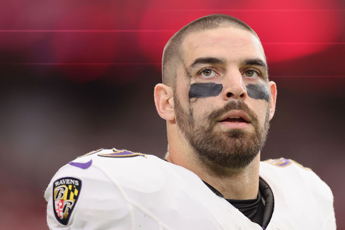 <i>Christian Petersen/Getty Images</i><br/>Tight end Mark Andrews of the Baltimore Ravens appears during a game at State Farm Stadium