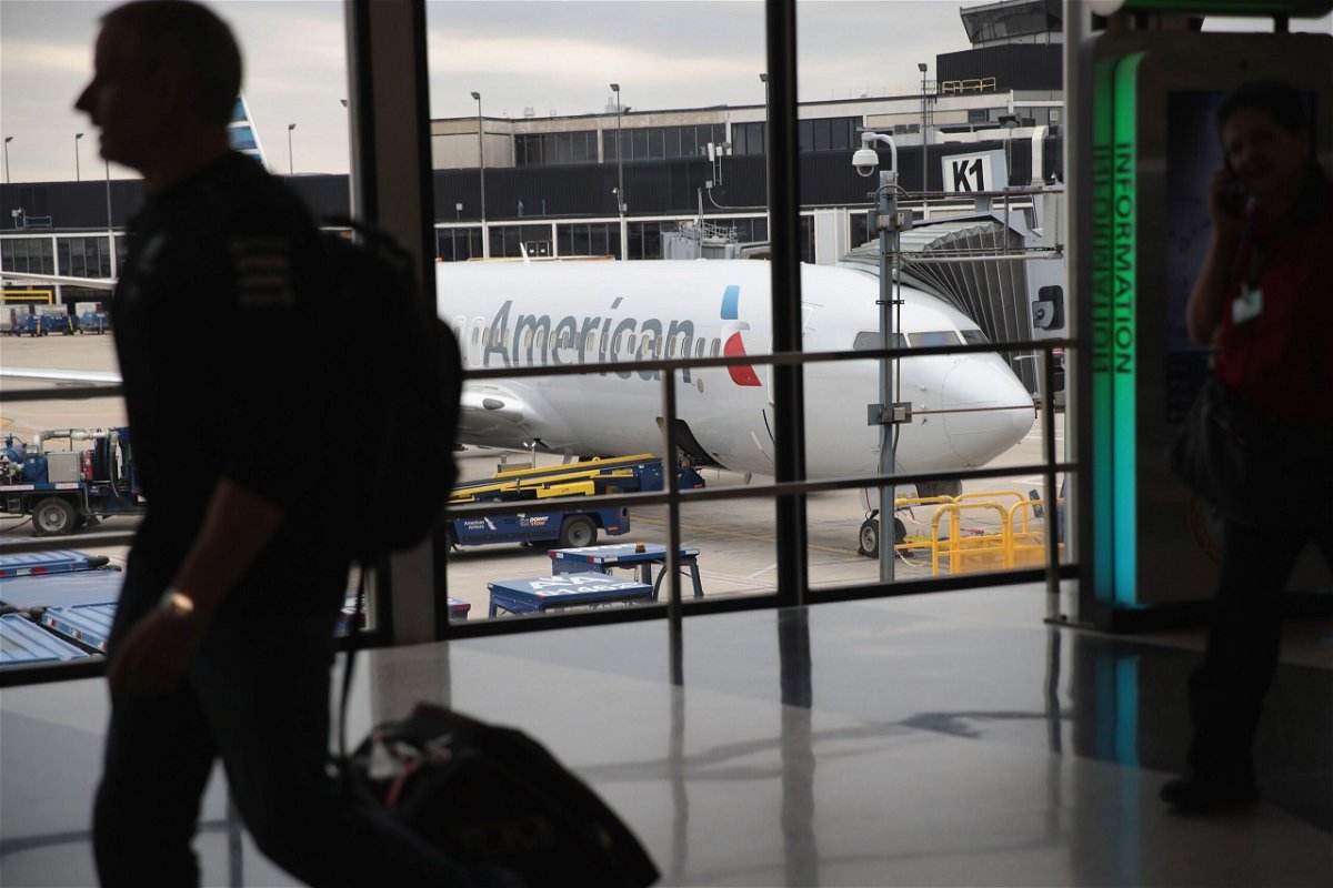 <i>Scott Olson/Getty Images</i><br/>American Airlines is hiking the prices of checked baggage.