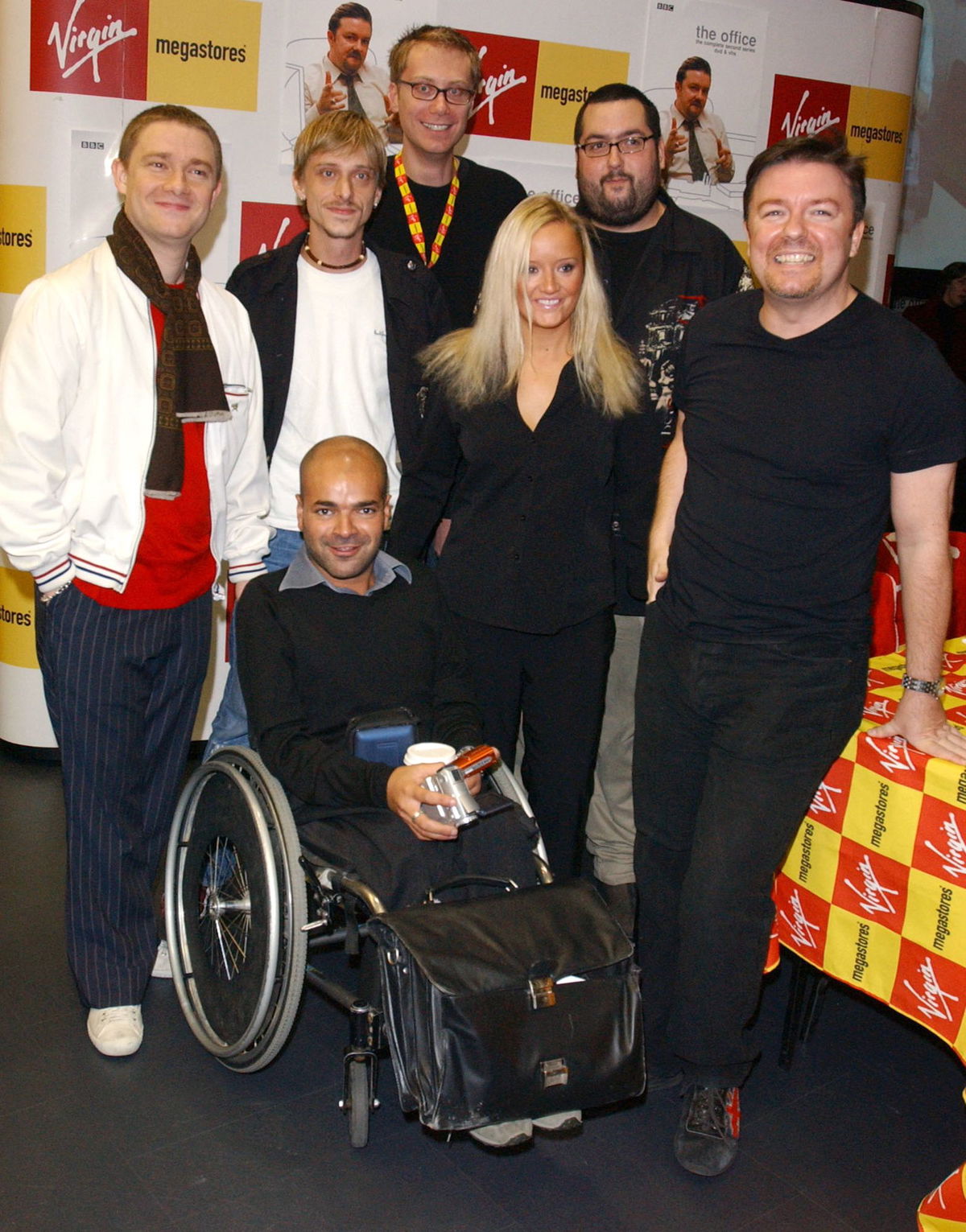 <i>Ian West/PA Images/Getty Images</i><br/>MacIntosh (second from right) with other members of the cast of 