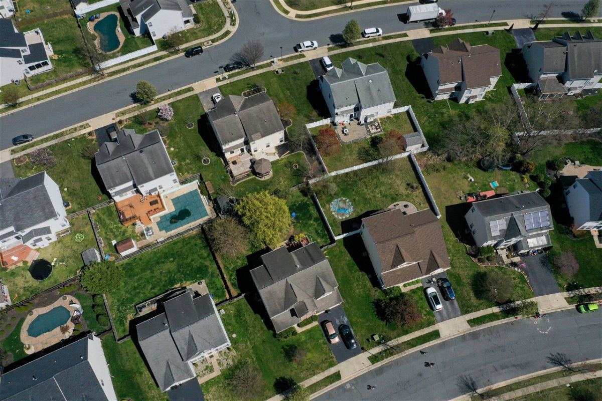 Homes in Centreville, Maryland, US, on Tuesday, April 4, 2023.