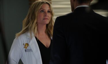 Jessica Capshaw on "Grey's Anatomy."