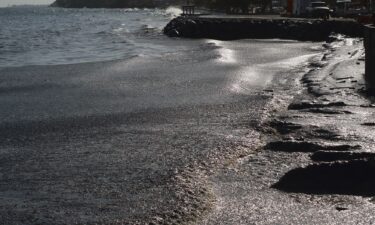 A vessel ran aground on February 7 off Trinidad and Tobago