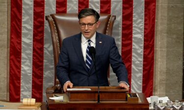 House Speaker Mike Johnson speaks as the GOP-led House has voted to impeach Homeland Security Secretary Alejandro Mayorkas. He is the first Cabinet secretary to be impeached in nearly 150 years.