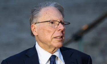 Ex-NRA chief Wayne LaPierre leaves court last month.