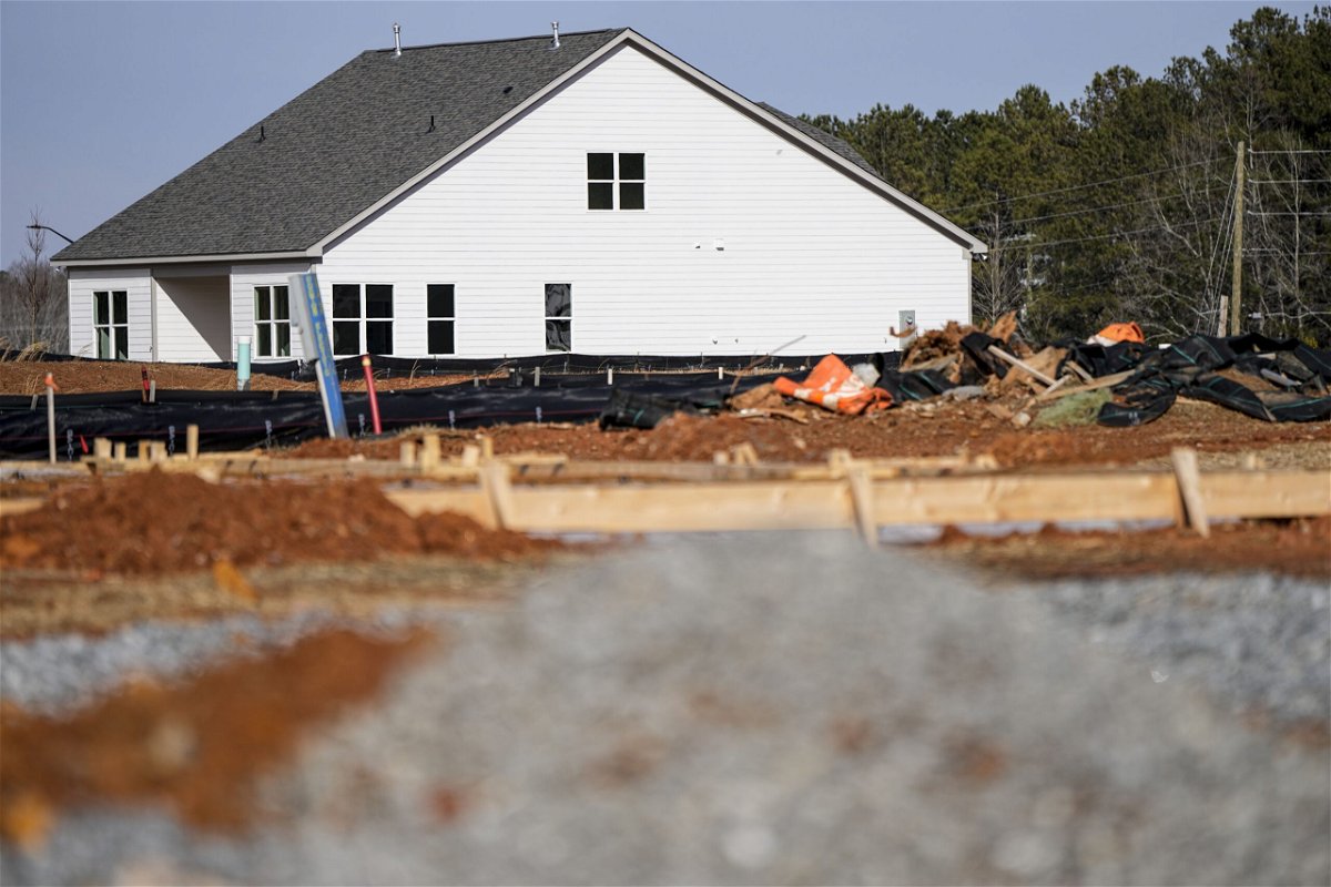 <i>Mike Stewart/AP</i><br/>New home construction fell sharply in January.