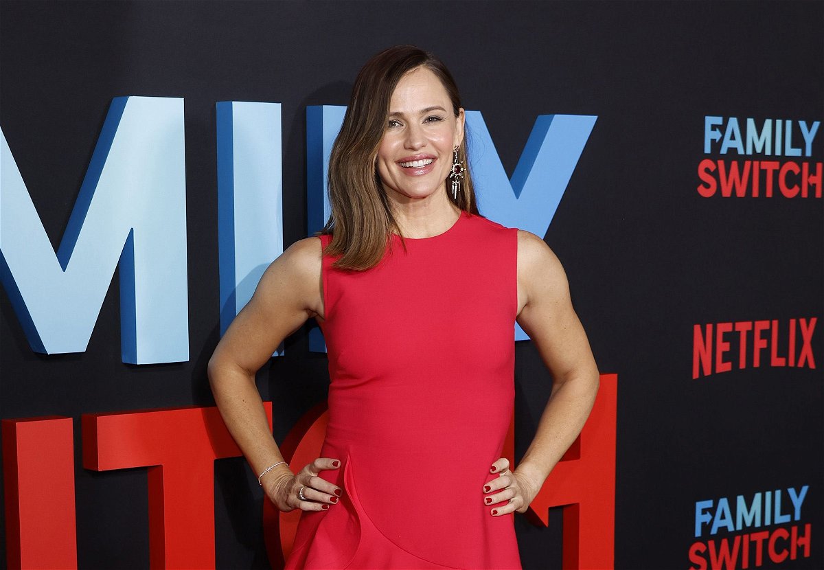 Jennifer Garner revealed that her dog Birdie is now a therapy dog at Children’s Hospital LA. Garner is shown here at the premiere of Netflix's 