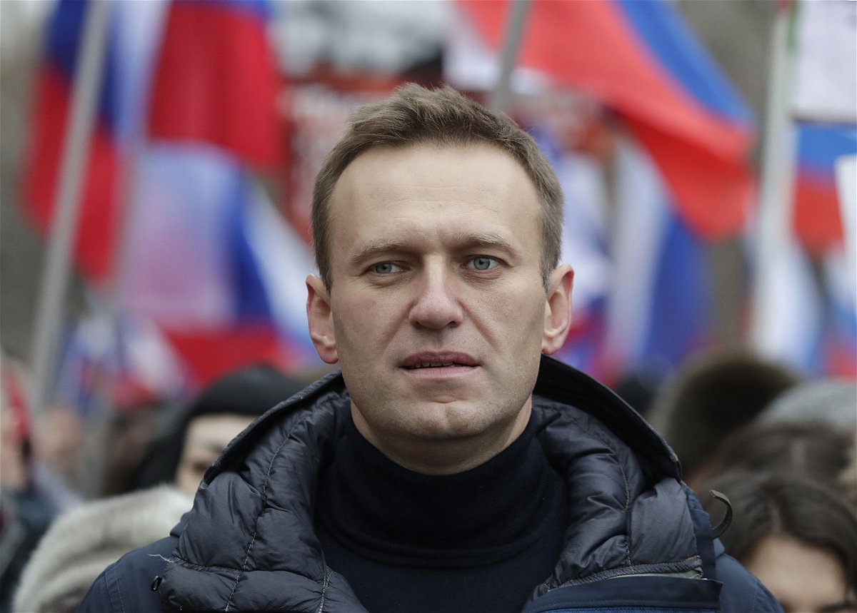 <i>Pavel Golovkin/AP via CNN Newsource</i><br/>Alexei Navalny pictured in February 2019.