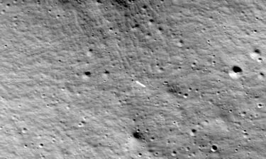 NASA's Lunar Reconnaissance Orbiter captured this image of the Intuitive Machines Nova-C lander
