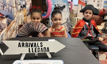 Pequeños Pasos de ASPIRA Preschool in Philadelphia transformed into an airport to promote bilingual learning and leadership skills.