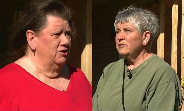 <i>WLOS via CNN Newsource</i><br/>Sisters Patricia Blaylock and Paula Crowe discuss what happened after an SUV came crashing into their Old River Road in Haywood County