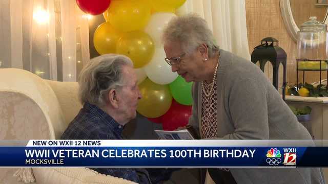 <i>WXII via CNN Newsource</i><br/>Craig Hanes was born and raised in Davie County and recalls being drafted into the Army-Air Force in 1942