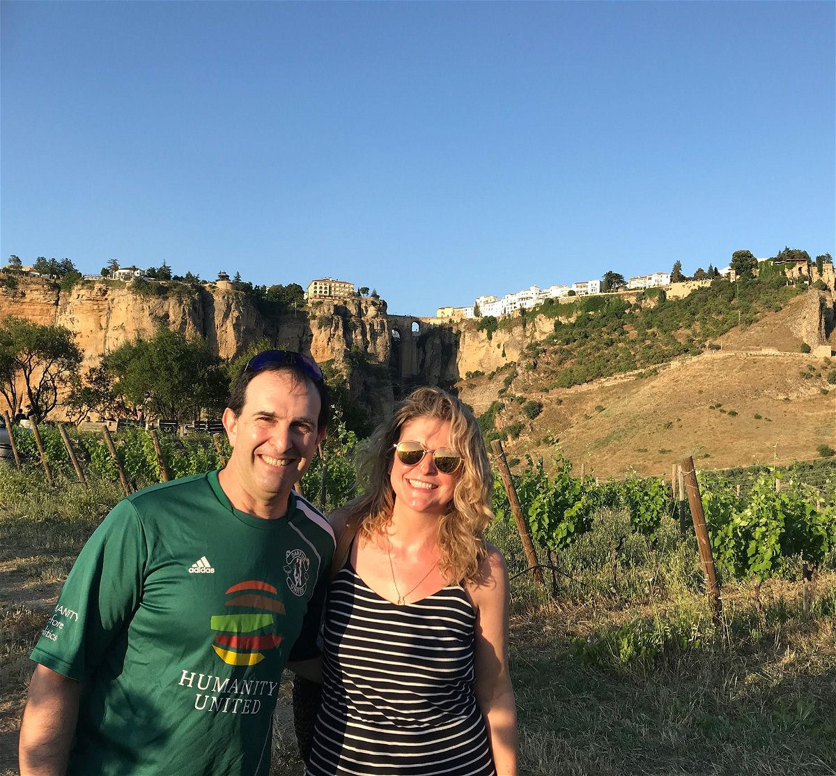 <i>Selena Medlen and Jason Luban via CNN Newsource</i><br/>The couple are now very much settled in Ronda and have no plans to return to the US.