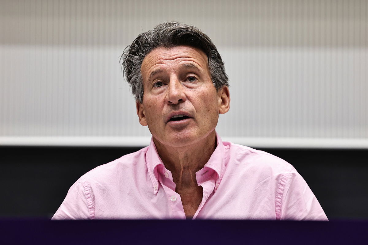 <i>Simon Hofmann/Getty Images via CNN Newsource</i><br/>Sebastian Coe has been president of World Athletics for eight years.