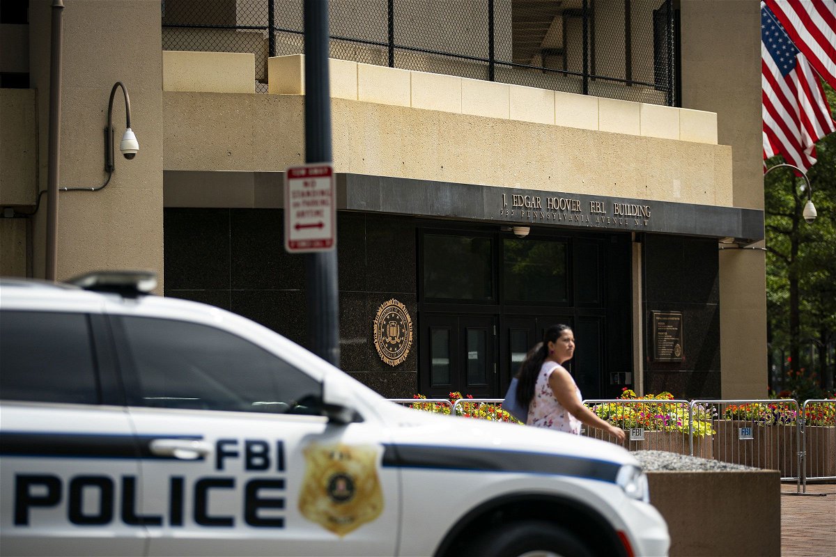 <i>Al Drago/Bloomberg/Getty Images via CNN Newsource</i><br/>The Federal Bureau of Investigation headquarters is pictured here in Washington