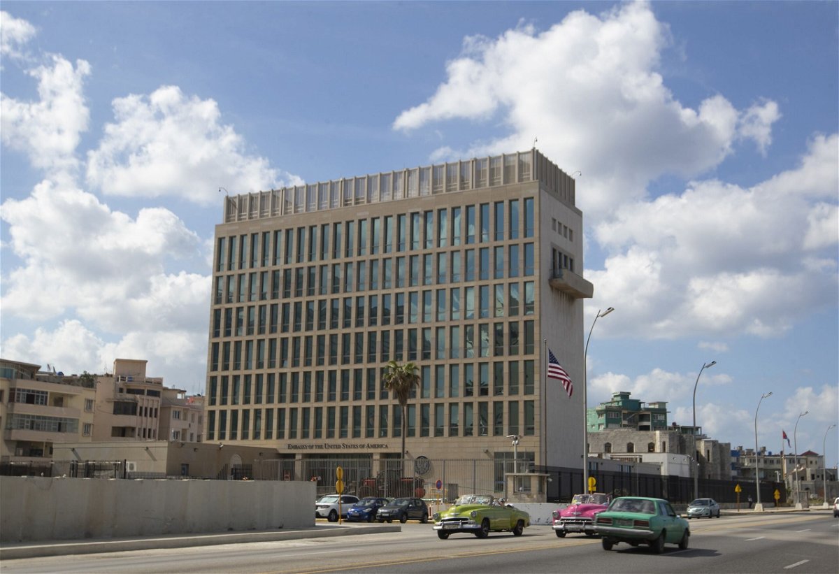 NIH researchers finds no evidence of ‘Havana syndrome’ in brain scans. Pictured is the US Embassy in Havana, Cuba, in 2023.