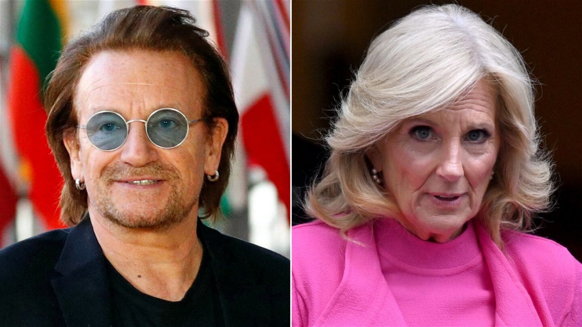 <i>Getty Images/Reuters via CNN Newsource</i><br/>Bono paid tribute to women in general and to Jill Biden in particular at U2’s final show at Las Vegas‘ Sphere venue this weekend.