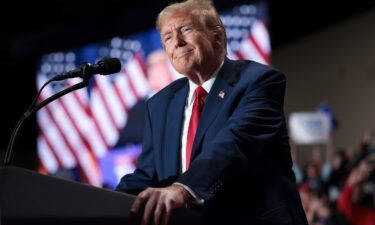 Former President Donald Trump speaks during a Get Out the Vote Rally March 2 in Richmond