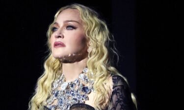Madonna performs during "The Celebration Tour" in October in London.
