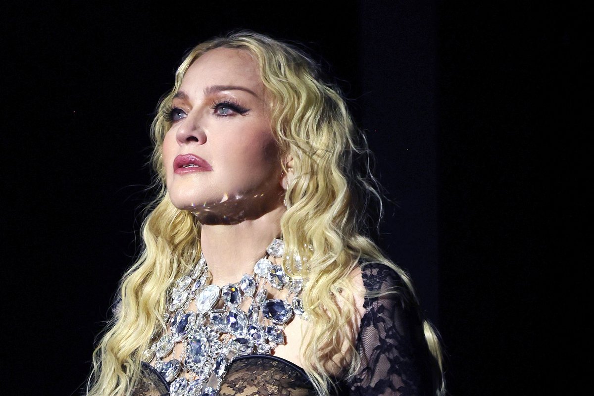 <i>Kevin Mazur/WireImage/Getty Images via CNN Newsource</i><br/>Madonna performs during 