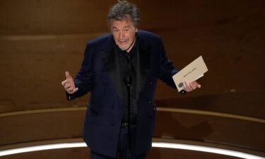 Al Pacino presents the award for best picture during the Oscars on Sunday