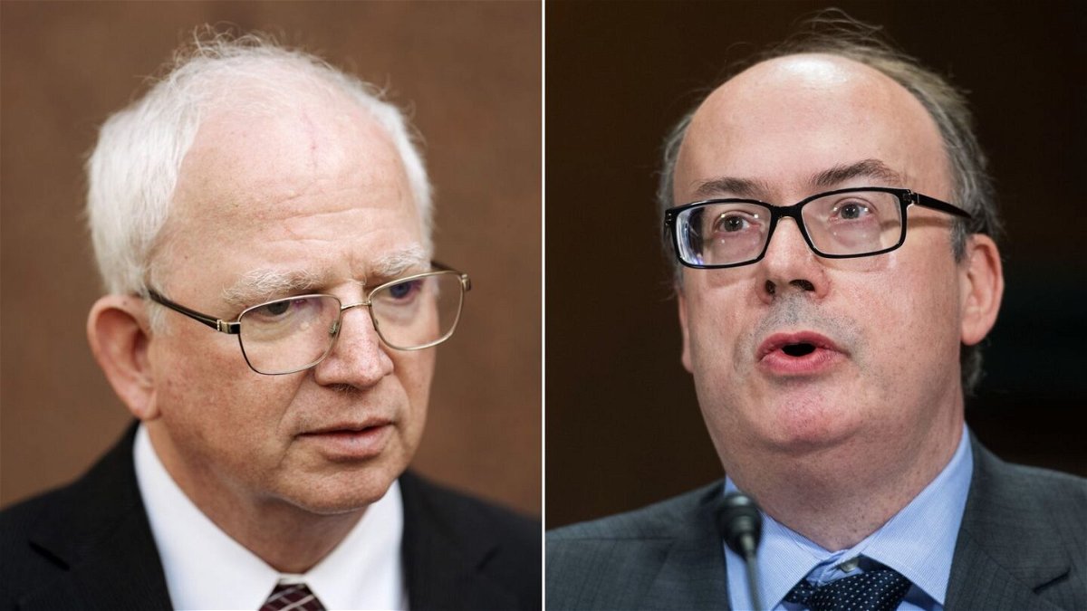 <i>Getty Images/AP via CNN Newsource</i><br/>John Eastman and Jeffrey Clark face major developments in their attorney discipline cases in the jurisdictions where they are barred.