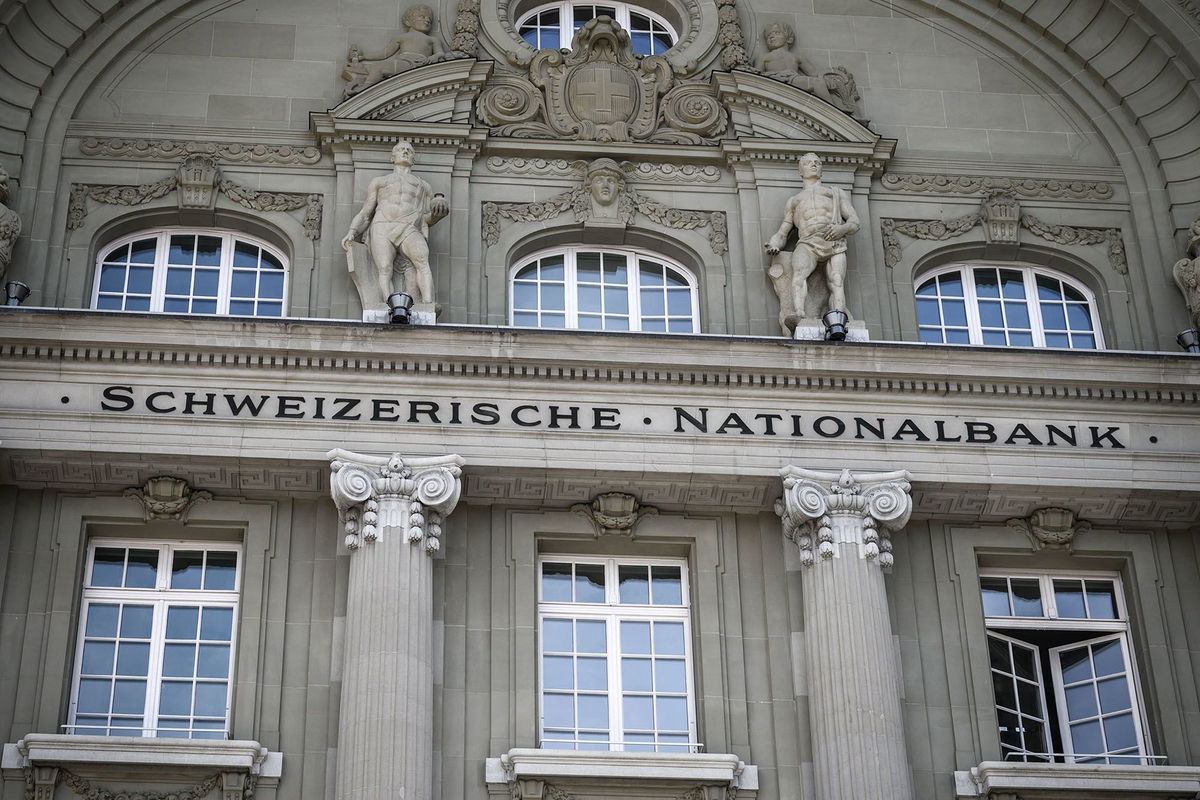 The building of the Swiss National Bank in Bern, pictured in April 2019.