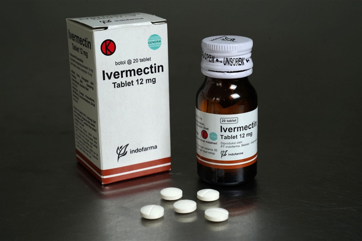 Ivermectin tablets arranged in Jakarta, Indonesia, on Thursday, Sept. 2, 2021. The U.S. Food and Drug Administration warned Americans against taking ivermectin, a drug usually used on animals, as a treatment or prevention for Covid-19.