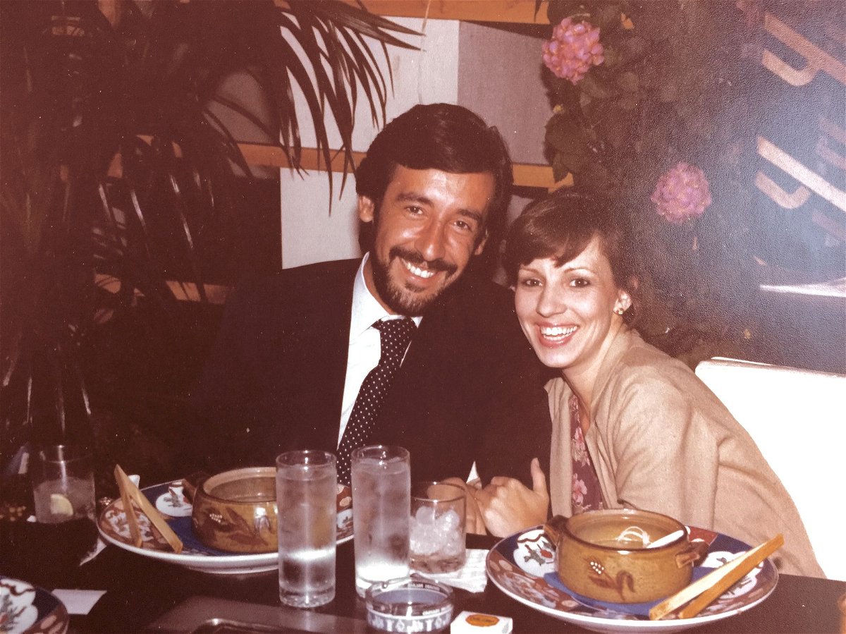 Sally and Stefano in Las Vegas in 1980.