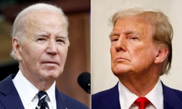 Biden and Trump in near-even split in presidential race