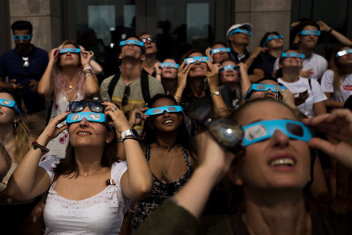 <i>Klaus Vedfelt/Digital Vision/Getty Images via CNN Newsource</i><br/>Network providers are preparing for a surge in cell usage during the April 8 total solar eclipse.