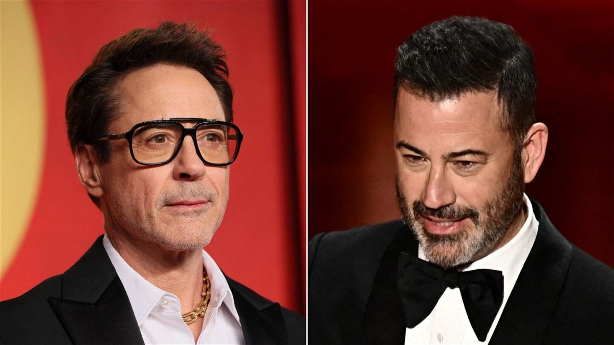 Robert Downey Jr. responds to Jimmy Kimmel’s joke about him at the Oscars.
