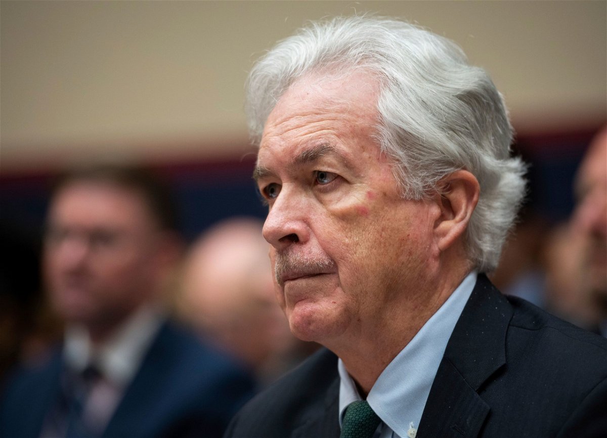 <i>(Graeme Sloan/Sipa USA/AP) via CNN Newsource</i><br/>CIA Director Bill Burns listens to testimony during a House committee hearing in March 2022