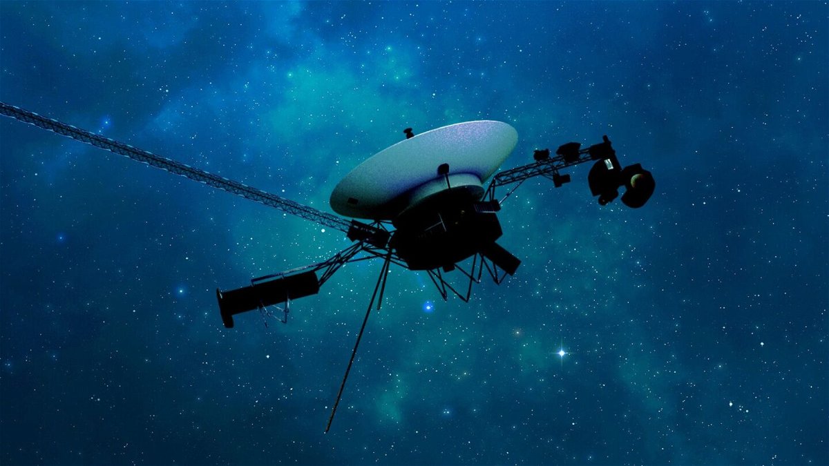 <i>NASA/JPL-Caltech via CNN Newsource</i><br/>An artist's illustration depicts Voyager 1 as it travels through interstellar space