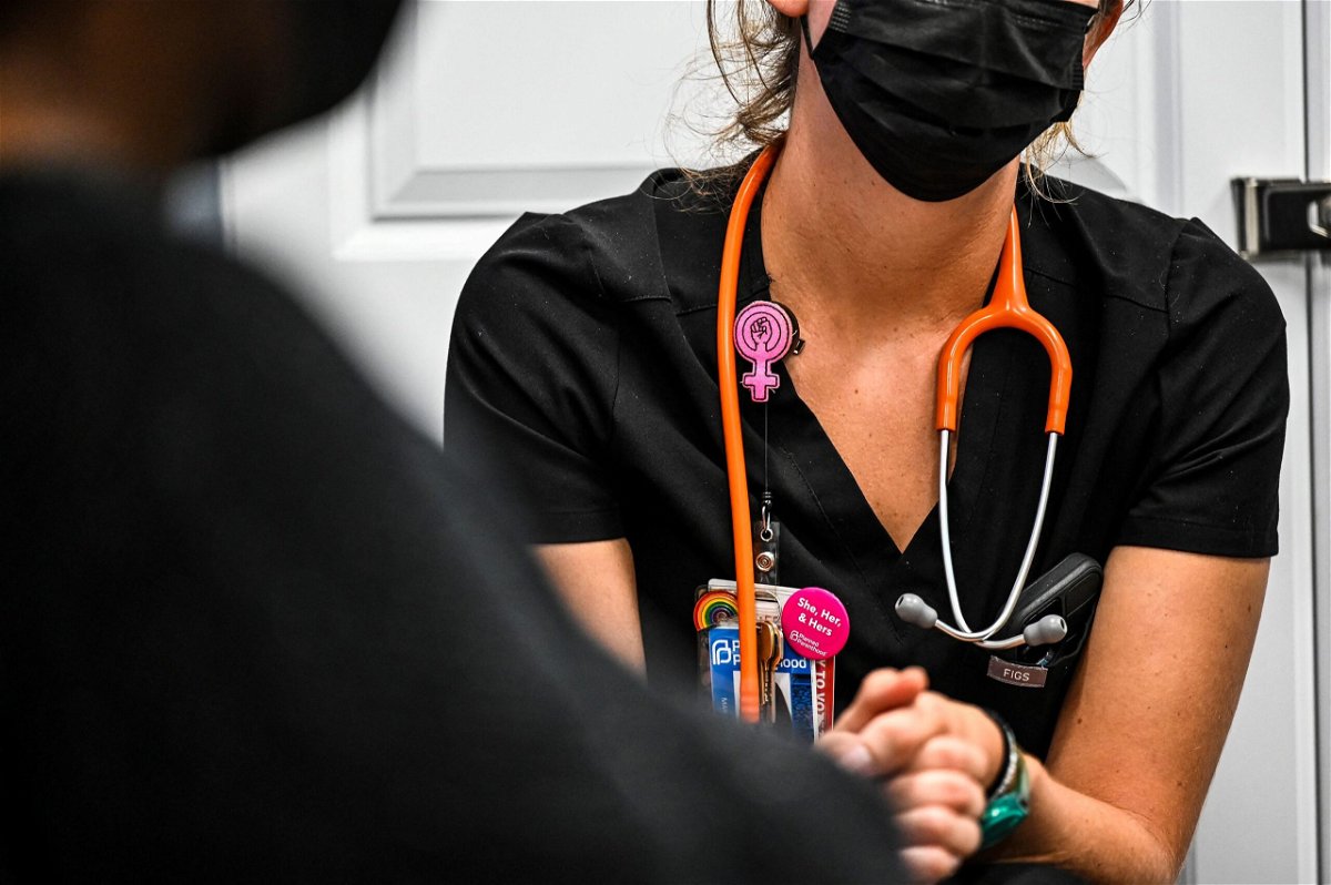 A woman who chose to remain anonymous has her vitals checked before receiving an abortion at a Planned Parenthood Abortion Clinic in Jacksonville, Florida. A six-week ban will take effect in the state on May 1.