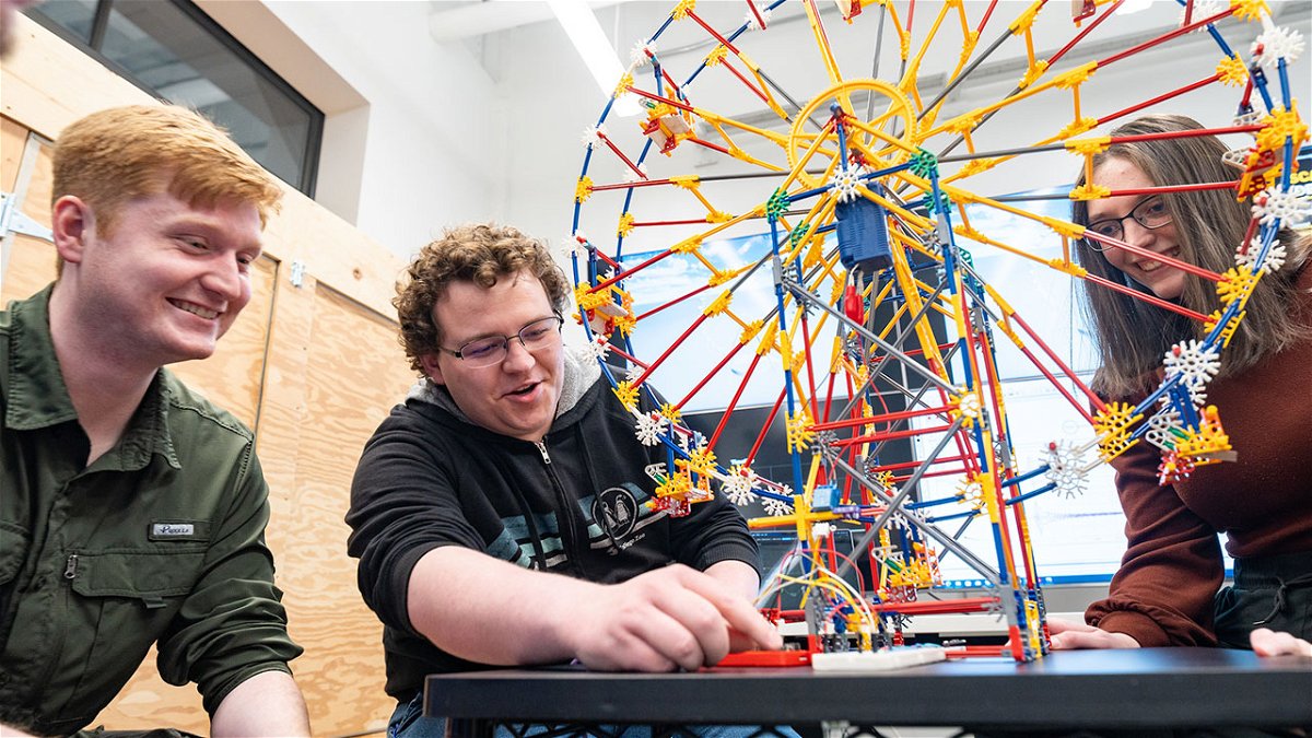 University of Idaho College of Engineering cybersecurity and computer science students work on an industrial control system that is low-cost, modular, and can be run in a virtual environment to perform cybersecurity-related research.