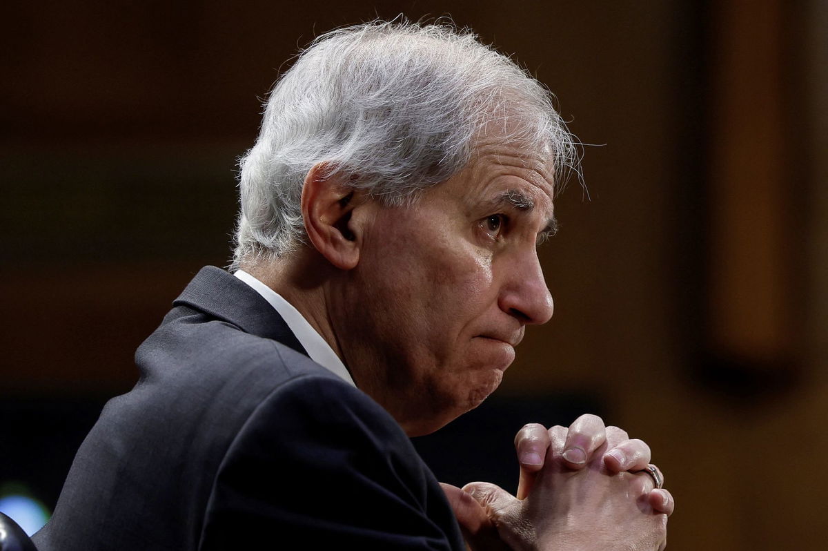 <i>Evelyn Hockstein/Reuters/File via CNN Newsource</i><br/>Federal Deposit Insurance Corporation Chairman Martin J. Gruenberg testifies at a Senate Banking