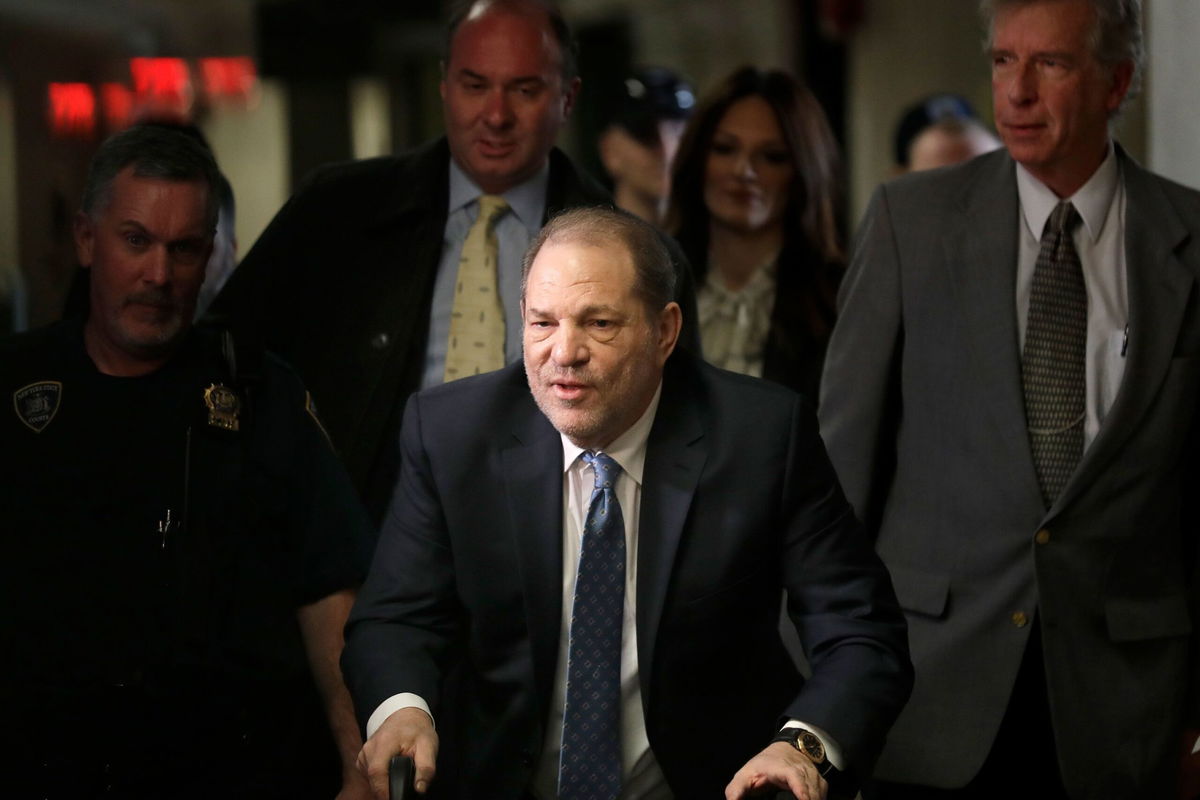 <i>Seth Wenig/AP via CNN Newsource</i><br/>Former movie producer Harvey Weinstein