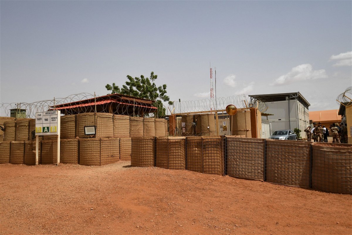 <i>Bertrand Guay/AFP/Getty Images/File via CNN Newsource</i><br/>A general view of the Niamey 101 military base in Niamey