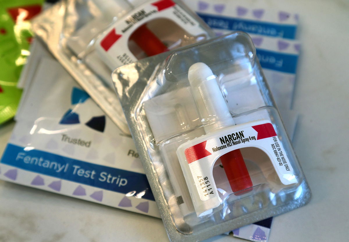 An estimated 107,500 people died from a drug overdose in the US in 2023, a 3% decrease from 2022, according to provisional CDC data. Narcan and fentanyl test strips can help reduce risk.