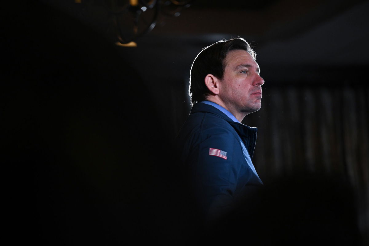 <i>Matt McClain/The Washington Post/Getty Images via CNN Newsource</i><br/>Florida Gov. Ron DeSantis on January 17