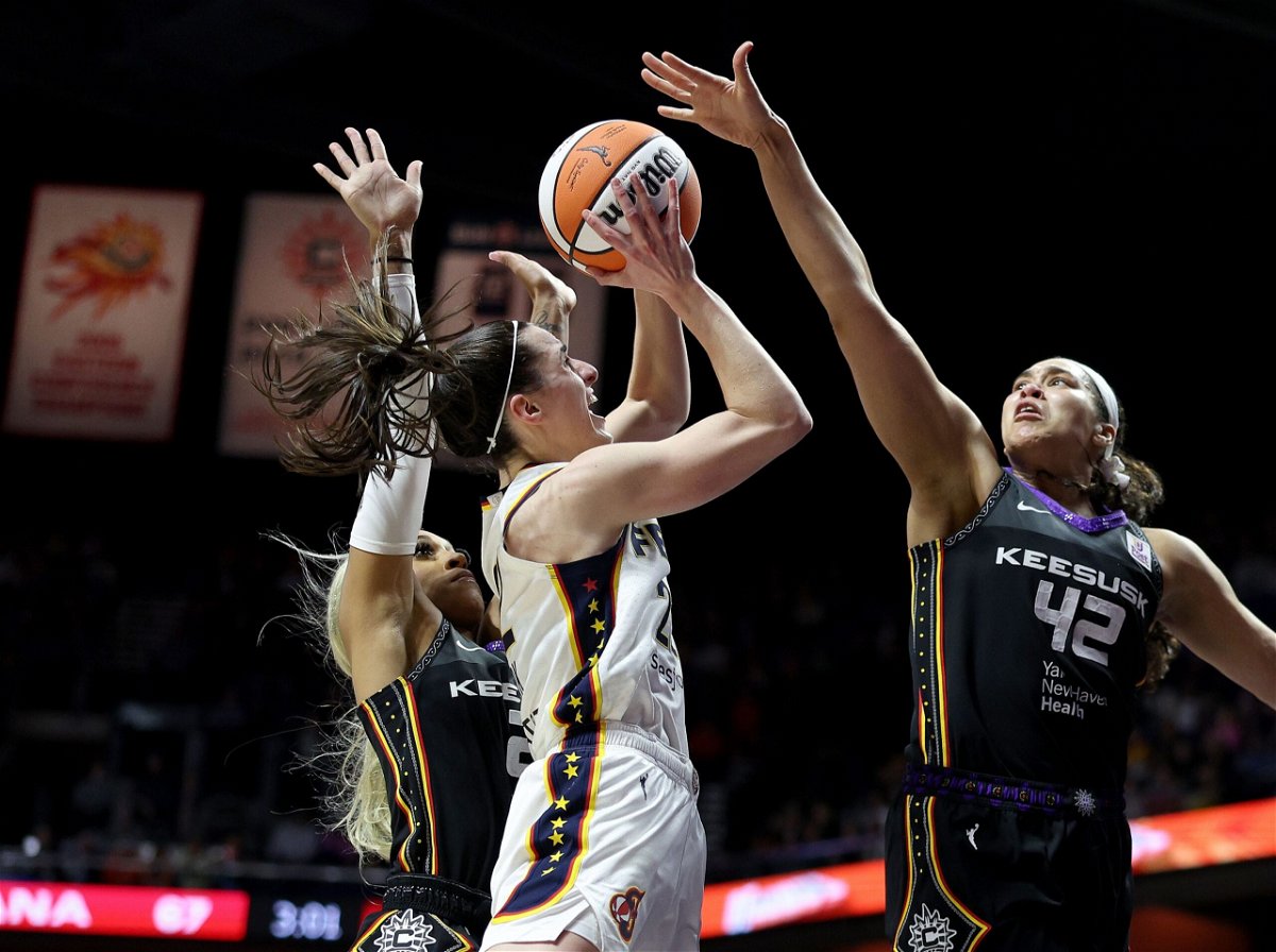 The Connecticut Sun defeated the Indiana Fever 92-71 as Caitlin Clark’s debut draws largest WNBA audience in two decades, beating NHL playoffs head-to-head.