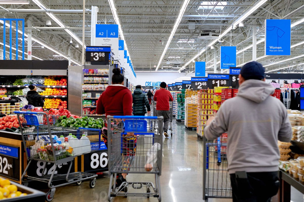 Walmart said on May 16 that sales at stores open at least a year increased 3.8% during its latest quarter from the same time last year.