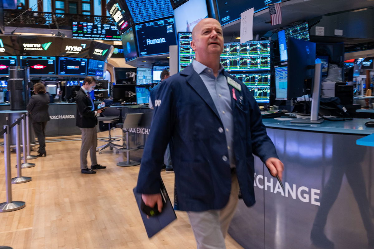 Traders work on the floor of the New York Stock Exchange on May 16, 2024. Wall Street is buoyed by hopes the Federal Reserve will pull back on its restrictive monetary policy after data showed inflation is beginning to ease.