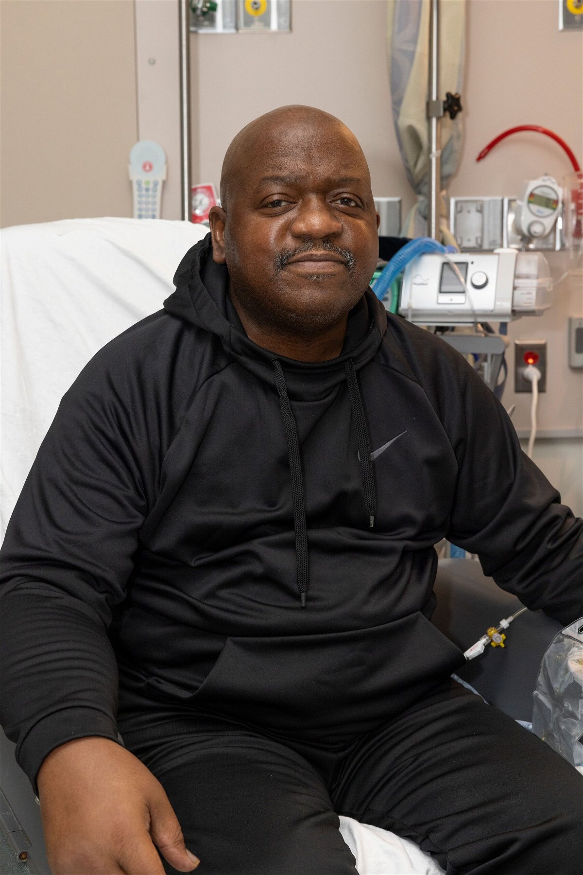 	Rick Slayman said he hoped his transplant would provide hope to thousands.
Mandatory Credit:	