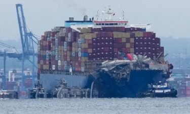 Explosives are detonated to free the container ship Dali after it was trapped following its collision with the Francis Scott Key Bridge.