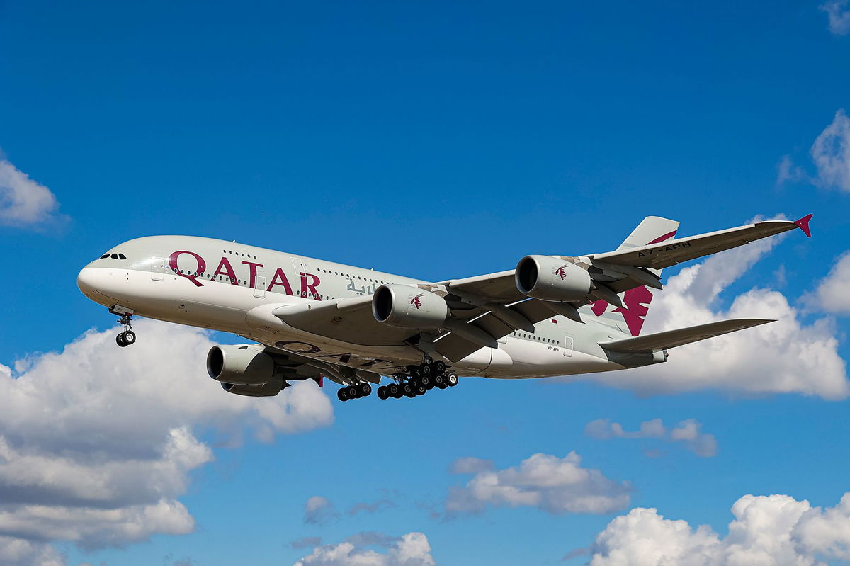 <i>Nicolas Economou/NurPhoto/Getty Images via CNN Newsource</i><br/>Qatar Airways