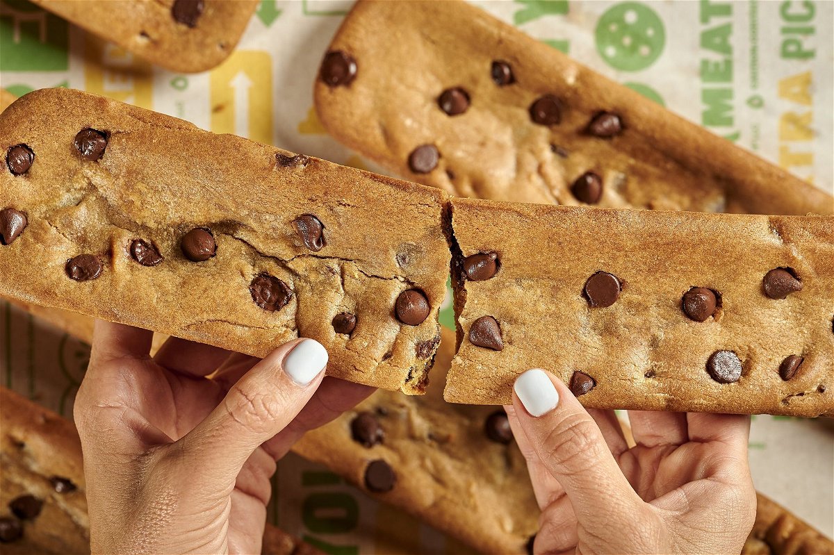 Footlong cookies have returned to Subway's menus nationwide.